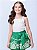 Conjunto Infantil Shorts Verde Pure Abacaxi Momi, - Imagem 2