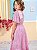 Vestido Infantil Paete Com Laco Anime - Imagem 3
