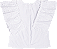 Blusa Infantil Mangas Babado Laise Off Momi - Imagem 2