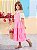 Salopete Infantil De Sarja Neon Pink Glam Anime - Imagem 1