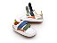 Sapatenis Bebe Em Couro Blue Tang Tip Toye Joye - Imagem 1