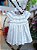 Vestido Com Body Bebe Listras Nini Bambini - Imagem 1