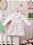 Vestido Bebe Ml Plush Xadrez Momi - Imagem 1