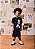 Vestido Infantil Preto Mickey Minnie Anime - Imagem 1