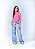 Calca Teen Wide Jeans Claro I Am - Imagem 1