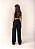 Top Teen Couro Preto - Imagem 2