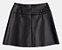 Saia Teen Pregas Pu Black Preto I Am - Imagem 4