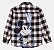 Camisa Infantil Xadrez Preto/off Youccie - Imagem 3