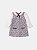Vestido Bebe Tweed Preto/off Anime - Imagem 1