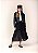 Saia Midi De Tule Flocado Preto I Am - Imagem 1
