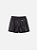 Shorts Couro Infantil Preto Anime - Imagem 4