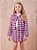 Casaco Infantil De Tweed Xadrez Momi - Imagem 1