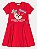 Vestido Infantil Urso Com Laco Vermelho Momi - Imagem 1