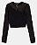 Blusa Teen Essential Tule Preto I Am - Imagem 1