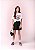 Shorts Teen Tweed Preto I Am - Imagem 1