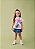 Shorts Saia Jeans Infantil Com Pregas Momi - Imagem 1