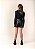 Blusa Tule Teen Flocado Preto I Am - Imagem 2