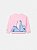 Blusa Moletom Rosa Escrito Stitch Verde Anime - Imagem 6