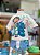 Blusa Infantil Lilo E Stitch Bege Anime - Imagem 1