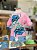 Blusa Infantil Stitch Rosa Anime - Imagem 1