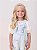 Jardineira Jeans Ingantil Com Lacos Momi - Imagem 2