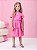 Vestido Saia Infantil Fashion Clube Rosa Momi - Imagem 1