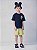 Camiseta Infantil Mickey Hehehe Preto Youccie - Imagem 1