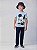 Camiseta Infantil Mickey Contorno Azul Youccie - Imagem 1