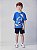 Camiseta Infantil Stitch Azul Youccie - Imagem 1