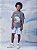 T-shirt Infantil Surf Skate Cinza Youccie - Imagem 1