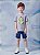 Bermuda Curta Infantil Jeans Youccie - Imagem 1