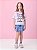 Shorts Saia Infantil Denin Pregas Momi - Imagem 1