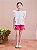 Blusa Infantil Babados Em Renda Off White Anime - Imagem 2