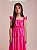 Vestido Infantil Com Babados Pink Neon Anime - Imagem 2