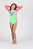 Body Infantil Valentina Verde Siri Kids - Imagem 1