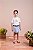 Shorts Saia Infantil Jeans Com Bolsos Anime - Imagem 1