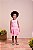 Regata Infantil Essencial Dayse Rosa Anime - Imagem 1
