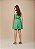 Vestido Linho Com Pregas Verde I Am - Imagem 2