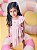 Vestido De Laise Infantil Flor Lilas Momi - Imagem 3