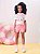 Shorts Infantil De Sarja Rosa Neon Momi - Imagem 1