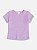 Blusa Infantil Basica Canelada Lilas Momi - Imagem 1