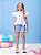 Camisa Infantil Lacinhos Off White Momi - Imagem 1