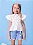 Camisa Infantil Lacinhos Off White Momi - Imagem 2