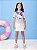 Conjunto Infantil Listras Hello Kitty - Imagem 1