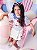 Conjunto Infantil Listras Hello Kitty - Imagem 2