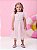 Vestido Infantil Tule Bordado Rosa Momi - Imagem 3