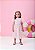 Vestido Infantil Tule Bordado Rosa Momi - Imagem 2