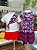 Conjunto Infantil Lenço Com Shorts Anime - Imagem 2