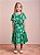Vestido Infantil Laise Verde Folha Anime - Imagem 1