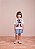 Shorts Saia Jeans Infantil Anime - Imagem 2